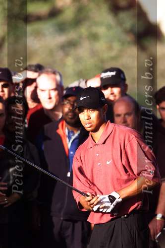 Marbella 12 november 2000
 Golfclub Valderrama American Express Championships.
Tiger Woods  golfen