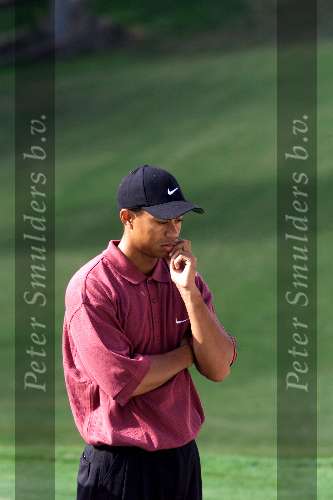 Marbella 12 november 2000
 Golfclub Valderrama American Express Championships.
Tiger Woods  golfen