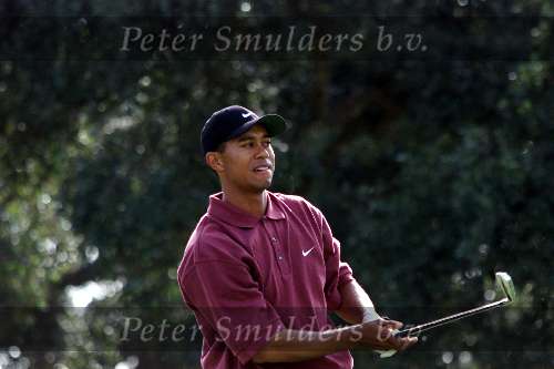 Marbella 12 november 2000
 Golfclub Valderrama American Express Championships.
Tiger Woods  golfen
