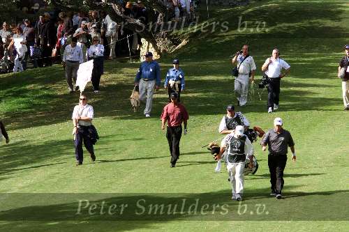 Marbella 12 november 2000
 Golfclub Valderrama American Express Championships.
Tiger Woods  golfen