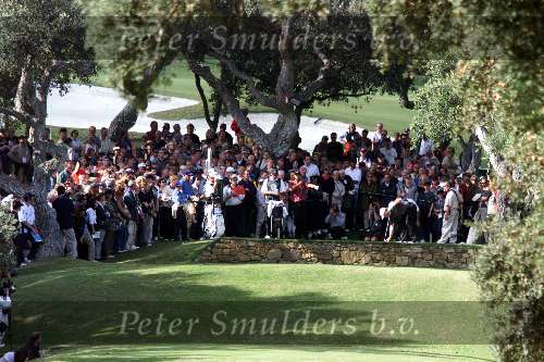 Marbella 12 november 2000
Club de Golf Valderrama
Afslag hole 6
Golfen