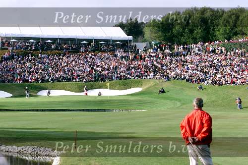 Marbella 12 november 2000
Club de Golf Valderrama
Beroemde hole 17
Schitterende mooie foto  Golfen
