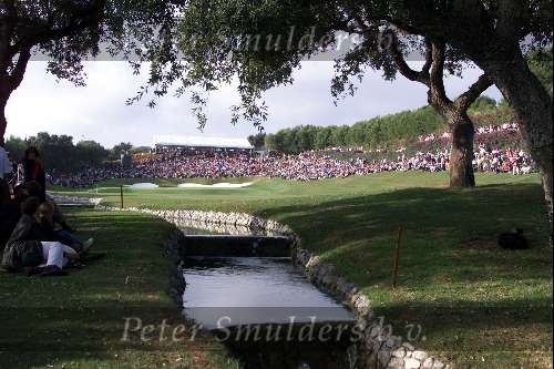 Marbella 12 november 2000
Club de Golf Valderrama
Beroemde hole 17
Schitterende mooie foto  Golfen