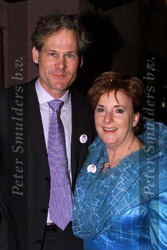 AMSTERDAM 12 november 2001
Uitreiking CD van de DUTCH DIVAS in de it.
Catherine Keyl en haar nieuwe vriend Maurits