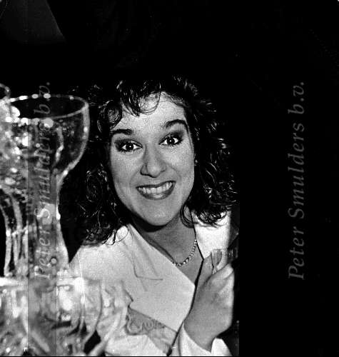 Celine Dion als winnares  Dublin Eurovisie Songfestival 1988