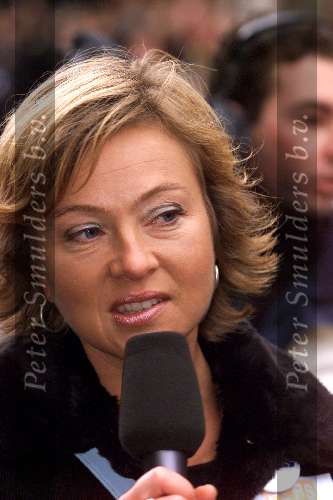 Groningen 7 november 2001
Prins Willem Alexander en Maxima bezoeken de provincie
Groningen.
Cunera van Selm van NOS journaal