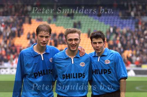 Amsterdam 25 november 2001
AJAX-PSV 1-3
Theo Lucius, Dennis Rommedahl en Kezman.
de 3 doelpuntenmakers
