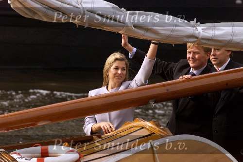 Leeuwarden 10 oktober 2001
Prins Willem Alexander en Maxima bezoeken de provincie Friesland.
Ed Nijpels