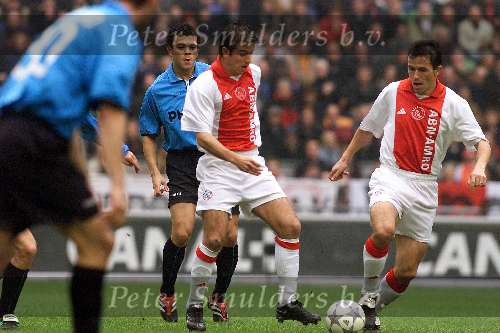 Amsterdam 25 november 2001
AJAX-PSV 1-3
Rafael v d Vaart en Galasek