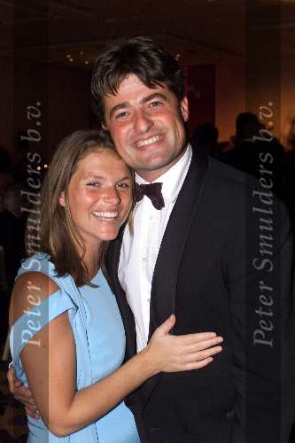 AMSTERDAM 29 OKTOBER 2001
 Parel v Nederland gala
Geoffrey Groenewoud met vrouw