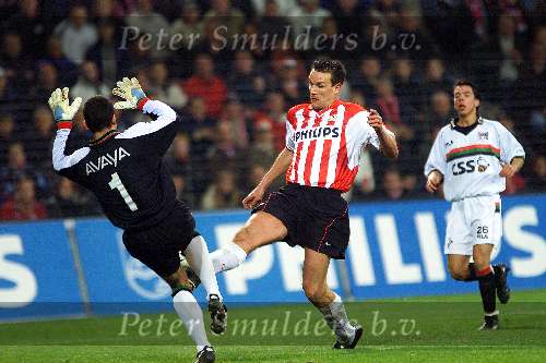 Eindhoven 17 november 2001
PSV - NEC  3-1
Jan Vennegoor of Hesselink