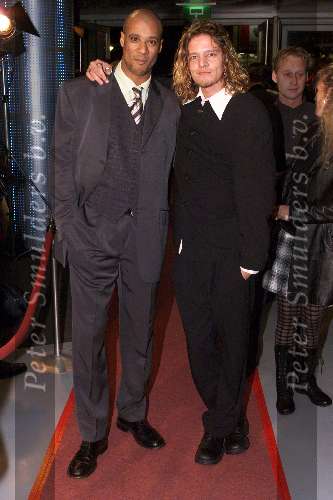 Amsterdam 16 November 2001
Playboy feest in de heineken music hall
Jimmy Geduld en Tygo Gernandt