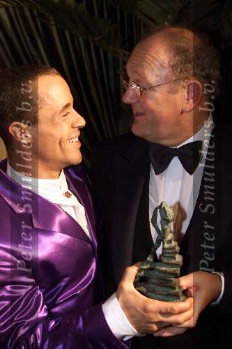 Scheveningen 17 april 2000
Uitreiking Musical Awards.
Stanley Burleson en Joop vd Ende