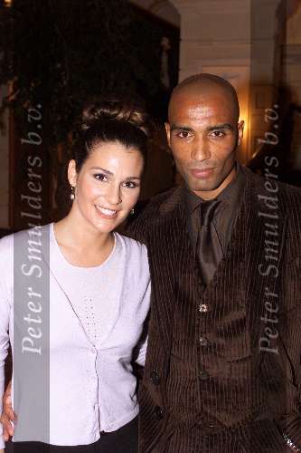 AMSTERDAM 12 november 2001
Feest Beau Monde in het AMSTEL HOTEL
Orlando Trustfull en Quinty Trustfull