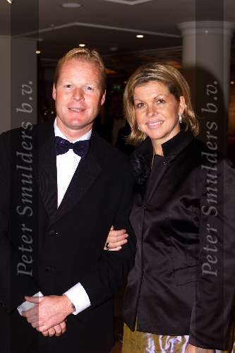 Scheveningen12 november 2001
Rode Kruis Gala in het Kurhaus.
Ronald Koeman en Bartina Koeman
