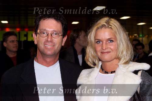 Amsterdam 16 November 2001
Playboy feest in de heineken music hall
Ton de Leeuwen (ex-man van Anita Meijer ) met vriendin