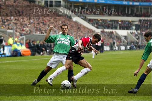 Eindhoven17 november 2002
PSV- Feyenoord 1-2
Anthony Lurling en Kezman