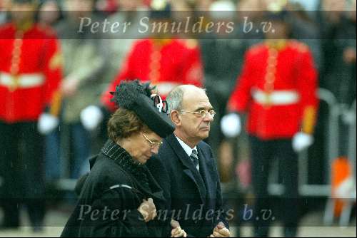Delft 15 oktober 2002
Begrafenis Prins Claus.
Jan Pronk met vrouw