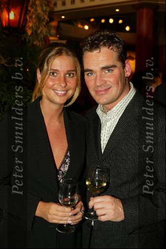 Aalsmeer 8 november 2002
 Modeshow la Perla
Jeroen v d Boom met vriendin