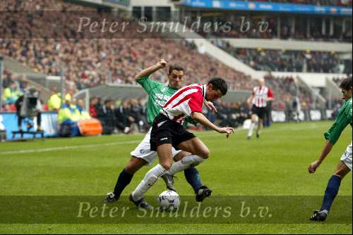 Eindhoven17 november 2002
PSV- Feyenoord 1-2
Anthony Lurling en Kezman