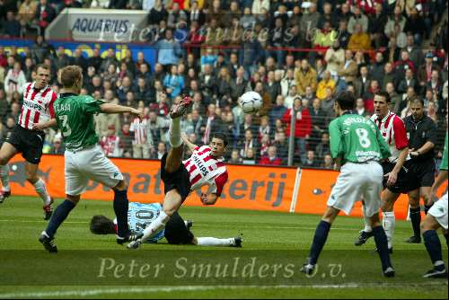 Eindhoven17 november 2002
PSV- Feyenoord 1-2
Kezman en Patrick Lodewijks