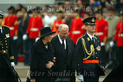 Delft 15 oktober 2002
Begrafenis Prins Claus.
Koning albert en Koningin Paola