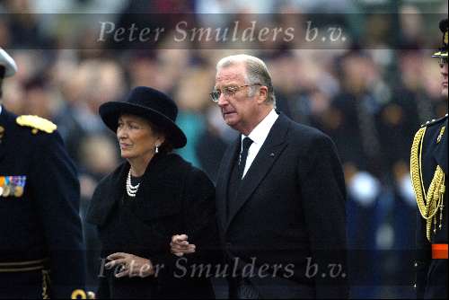 Delft 15 oktober 2002
Begrafenis Prins Claus.
Koning albert en Koningin Paola