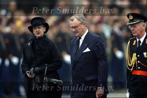 Delft 15 oktober 2002
Begrafenis Prins Claus.
Koning Frederik van Denemarken met vrouw