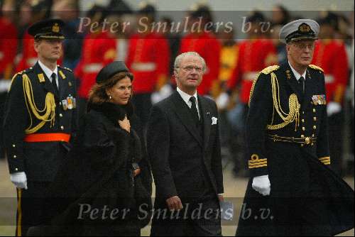 Delft 15 oktober 2002
Begrafenis Prins Claus.
Koning Gustav van Zweden