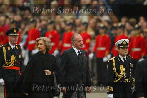 Delft 15 oktober 2002
Begrafenis Prins Claus.
Koning Juan Carlos met vrouw