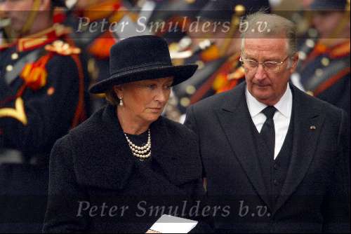 Delft 15 oktober 2002
Begrafenis Prins Claus.
Koningin Paola en Koning Albert