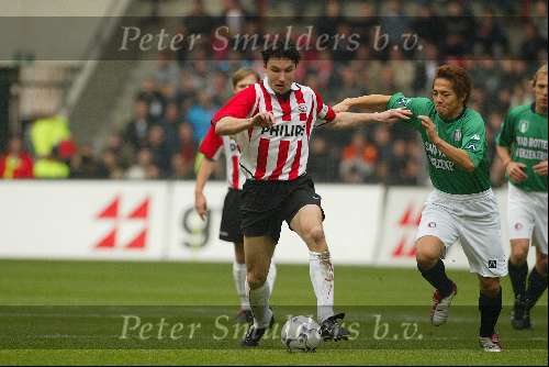 Eindhoven 17 november 2002
PSV-Feyenoord 1-2
Mark v Bommel en Ono