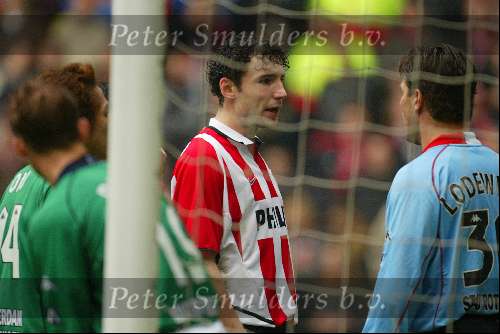 Eindhoven 17 november 2002
PSV-Feyenoord 1-2
Patrick Lodwewijks en Mark v Bommel