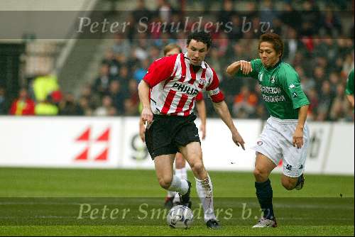 Eindhoven 17 november 2002
PSV-Feyenoord 1-2
Mark v Bommel en Ono