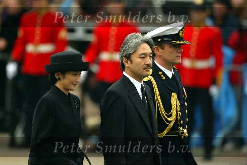 Delft 15 oktober 2002
Begrafenis Prins Claus.
Prins Akishino Japan