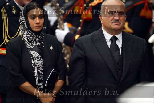 Delft 15 oktober 2002
Begrafenis Prins Claus.
Prins Hassan Bin Tallal