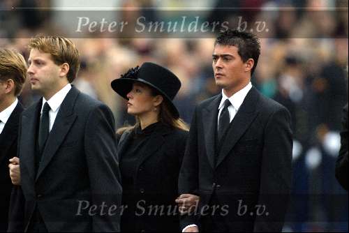 Delft 15 oktober 2002
Begrafenis Prins Claus.
Prins Nicolas Prinses Juliana en Prins Pieter Christiaan