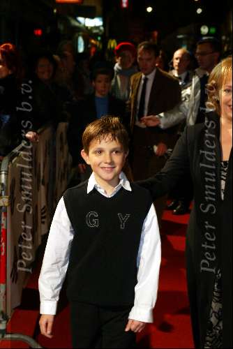 Amsterdam 15 november 2002
Premiere Pietje Bell in Tuschinski
Quinten Schram (pietje Bell) met familie