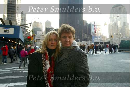 New York 1 november 2002
Marathon van New York
Rene Froger met Natasja Froger