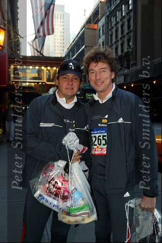 New York 3 november 2002
Marathon van New York
Marc Klein Essink, Rene Froger