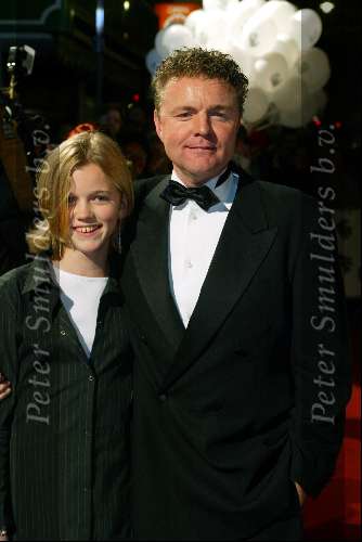 Amsterdam 15 november 2002
Premiere Pietje Bell in Tuschinski
Rene Mioch met dochter