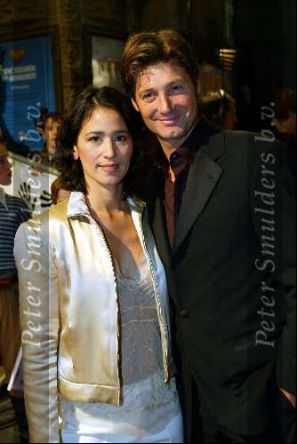 Amsterdam 15 november 2002
Premiere Pietje Bell in Tuschinski
Rick Engelkes met vrouw