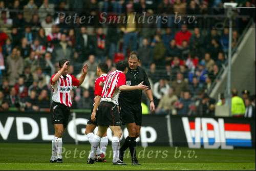 Eindhoven 17 november 2002
PSV-Feyenoord 1-2
Rene Temmink en Mark v Bommel

Peter Smulders bv