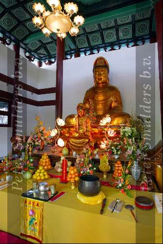Hong Kong 10 oktober 2002
Tempel met Boedha beeld