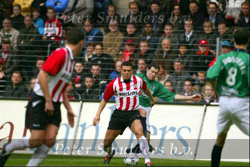 Eindhoven 17 november 2002
PSV-Feyenoord 1-2
Wilfred Bouma en Emerton
