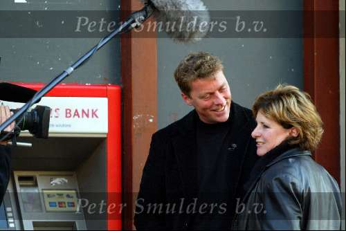 Amsterdam 7 november 2003
Catherine Keyl  op pc hooftstraat met DJ Dave van \\\
