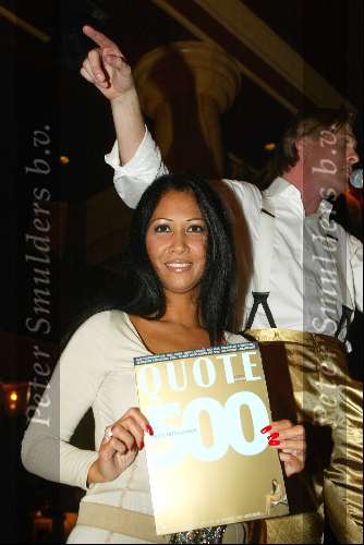 Amsterdam 5 november 2003
Presentatie Quote  500 in amsterdam
Cindy