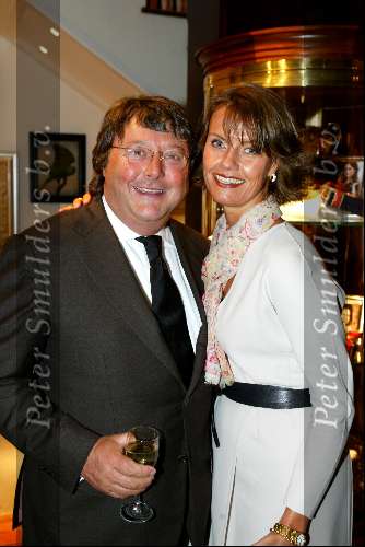 Amsterdam 27 november 2003.
Ralph Lauren Winkel op PC Hooftstraat 1 jarig bestaan.
Coco de Meyere en Oger Lusink