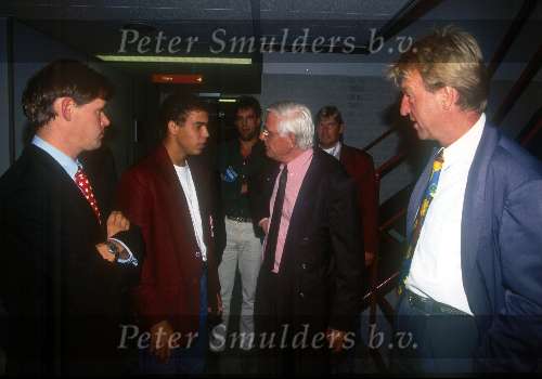 Eindhoven 14 Augustus 1994 eerste dag Ronaldo bij PSV verder op de foto Aad de Mos Frank Arnesen Frans v d Nieuwenhof