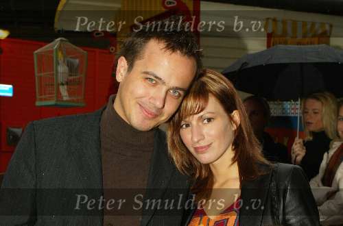 Amsterdam 16 november 2003
Premiere Pipo de clown in het pathe arena theater
Geert Hoes met vriendin